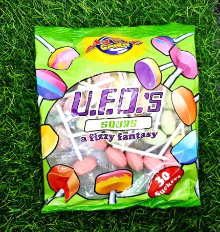 UFOS SOUR FIZZY SUCKERS 30S